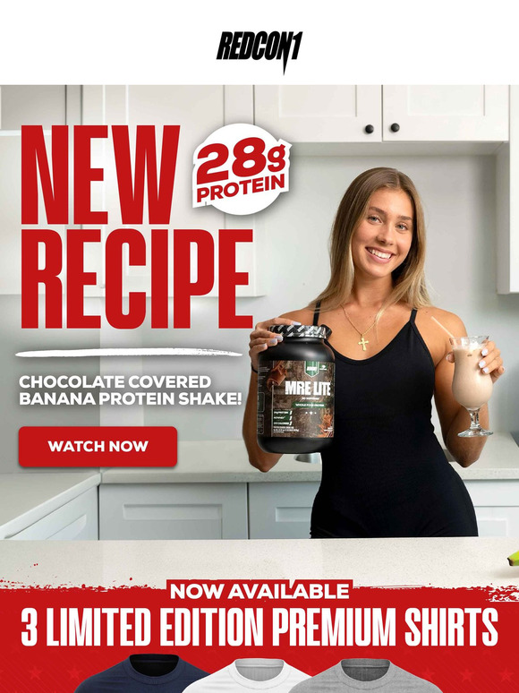 New banana protein shake recipe💪