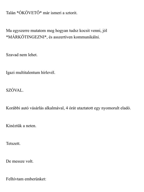 A legjobb időpont autóvásárlásra, meg hírlevelezésre