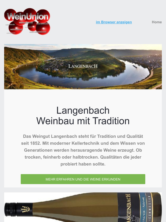 Scheurebe und Weissburgunder von Langebach - ein Genuss