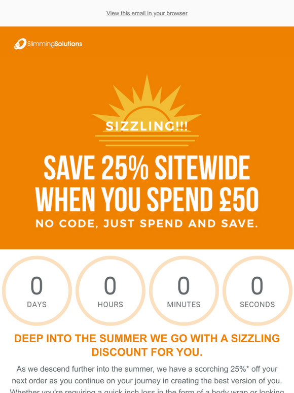 A sizzling discount for everyone! 🌞