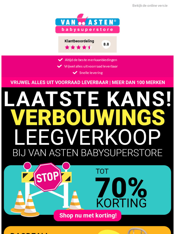 LAATSTE KANS: Profiteer nog snel van onze Verbouwingsleegverkoop!