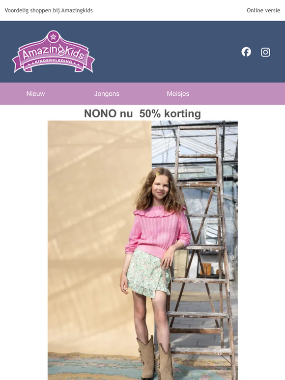 Nu  50% korting op NONO, B'Nosy en Like Flo 😍