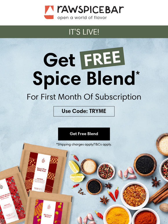 Get Your FREE Blend - First month on us!