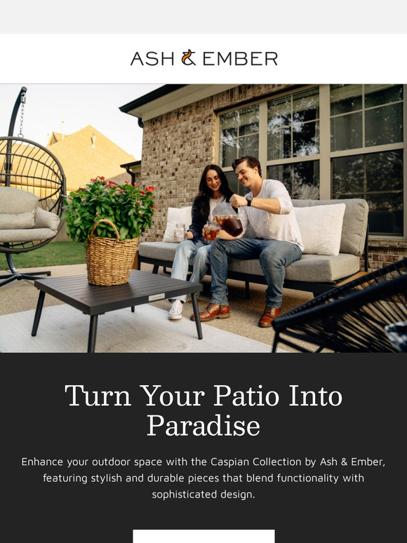 Discover Sleek and Stylish Outdoor Living with the Caspian Collection