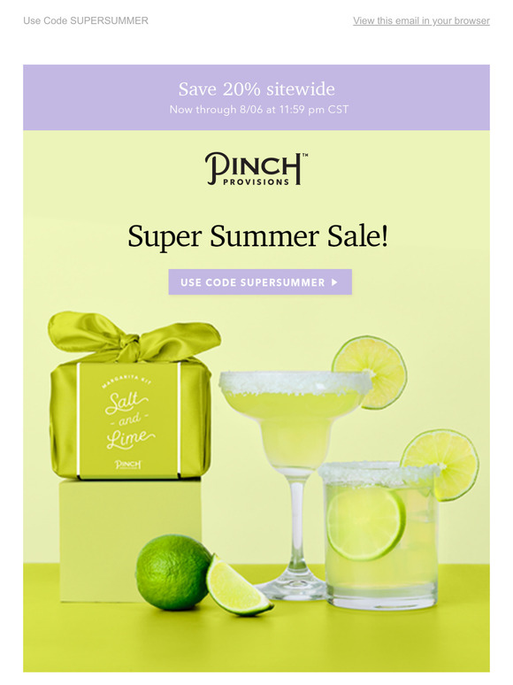 Save 20% off Sitewide