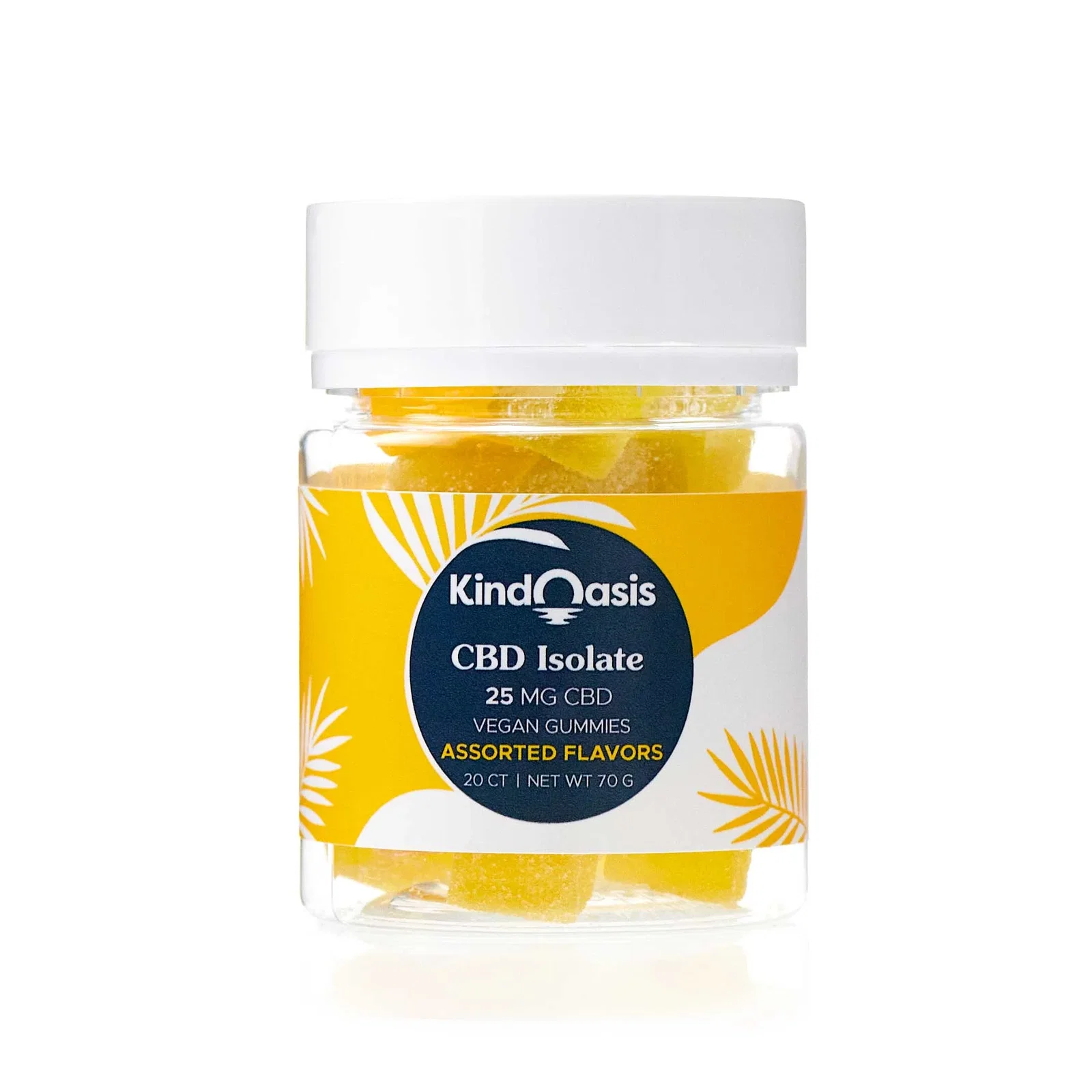 Image of CBD Isolate Gummies 25mg - 20ct Assorted