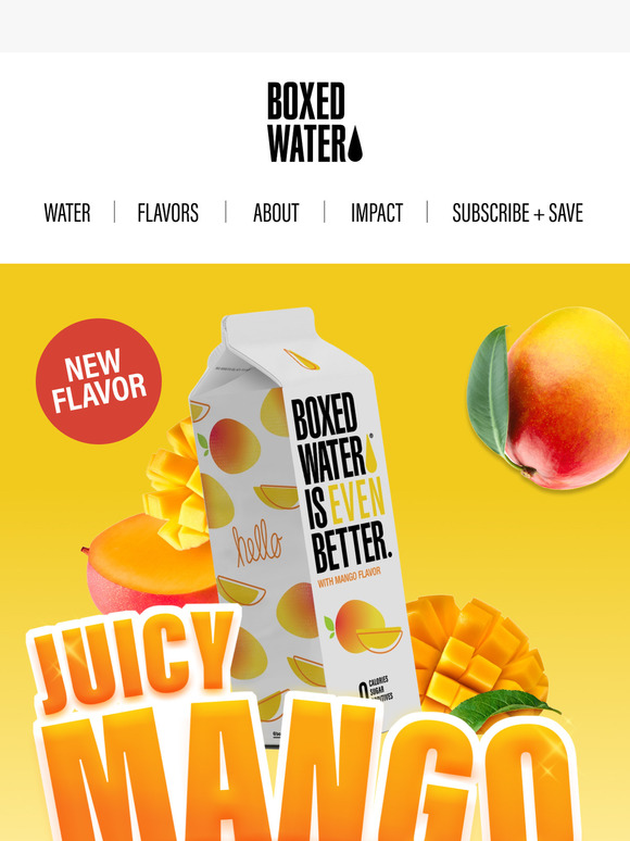 🥭 NEW: Mango flavor
