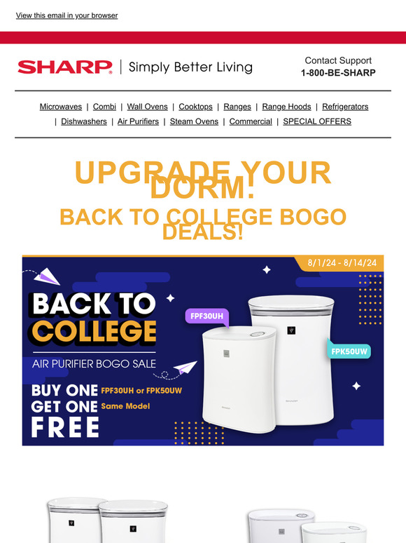Back-to-College BOGO Sales Start NOW!