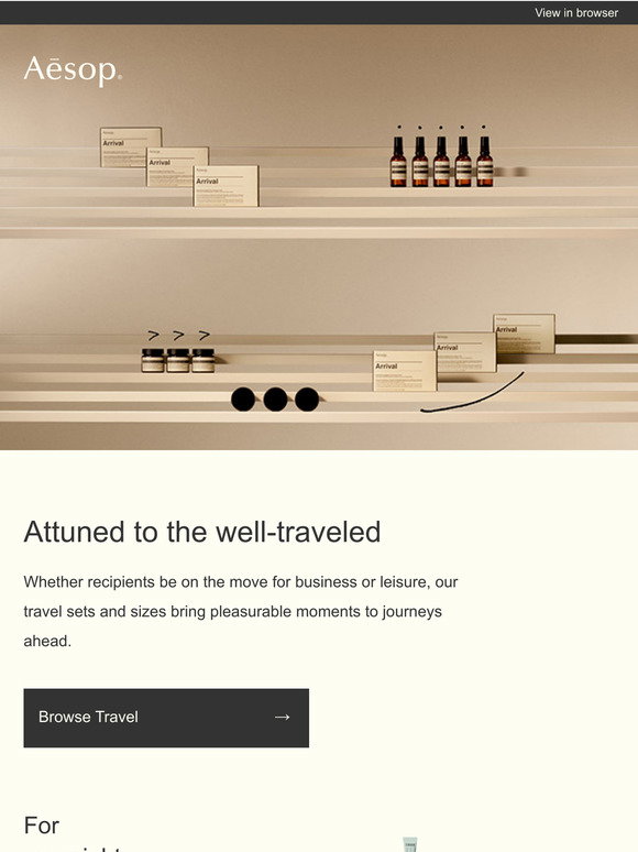 Aesop Email Newsletters: Shop Sales, Discounts, and Coupon Codes