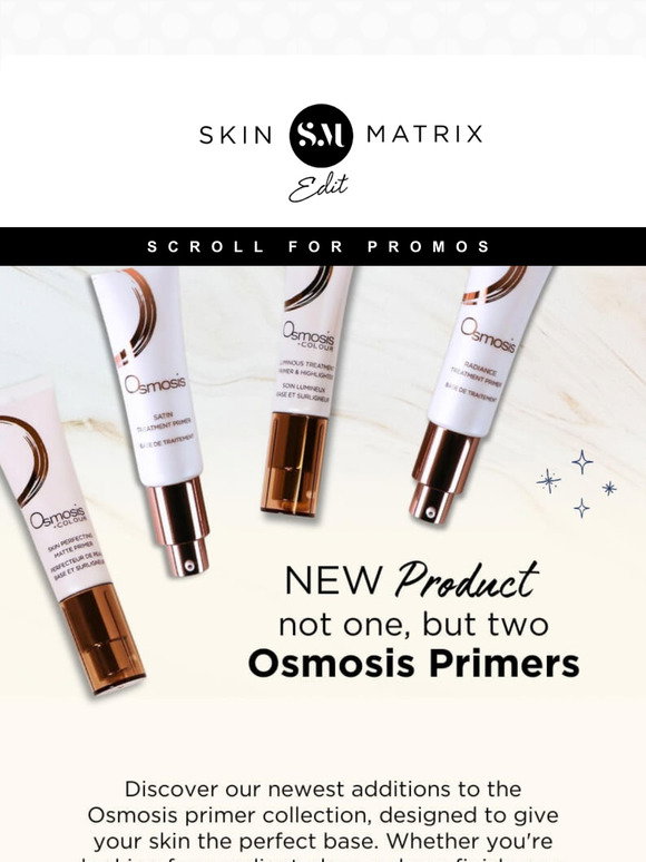 Skin Matrix: Introducing Two New Osmosis Primers | Milled