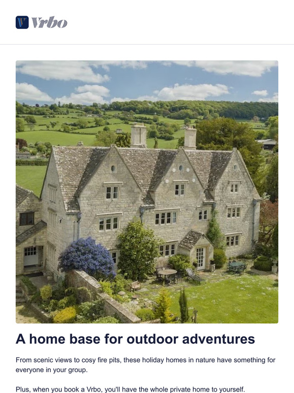 The great outdoors await