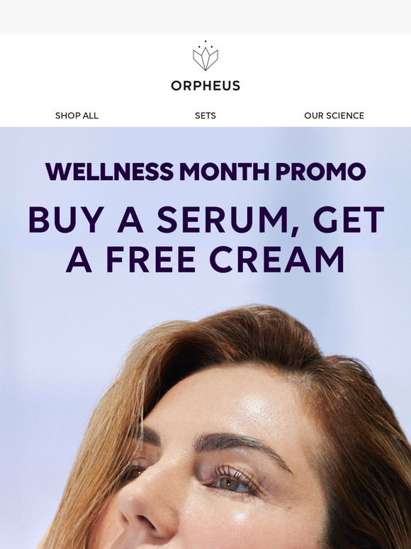 🧖‍♀️Get a FREE Cream for Wellness Month