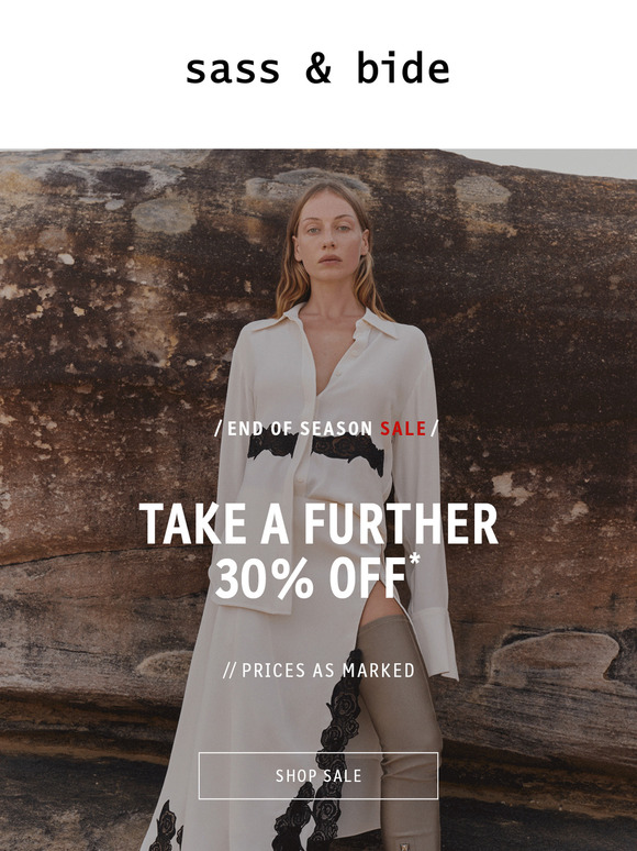 Sass & Bide Email Newsletters: Shop Sales, Discounts, and Coupon Codes