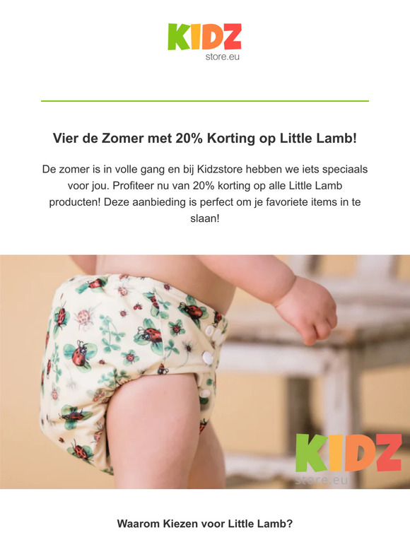 Vier de Zomer met 20% Korting op Little Lamb!☀️🤩