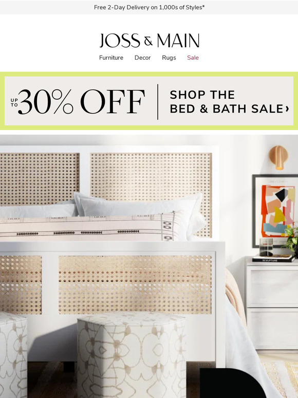 Joss & Main Email Newsletters Shop Sales, Discounts, and Coupon Codes