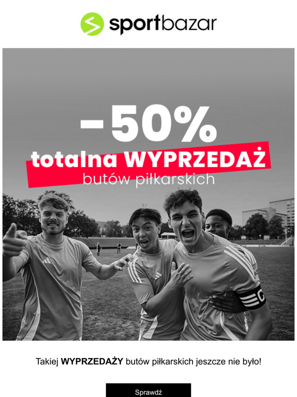 Totalna W Y P R Z E D A Ż butów piłkarskich ✂️ -50% ✂️