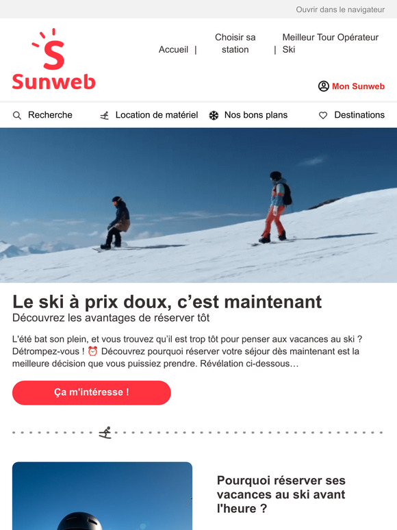 Le ski à prix doux, c'est maintenant ! 💰