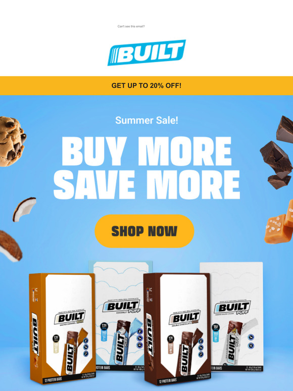 Summer Sale! Get up to 20% off now!