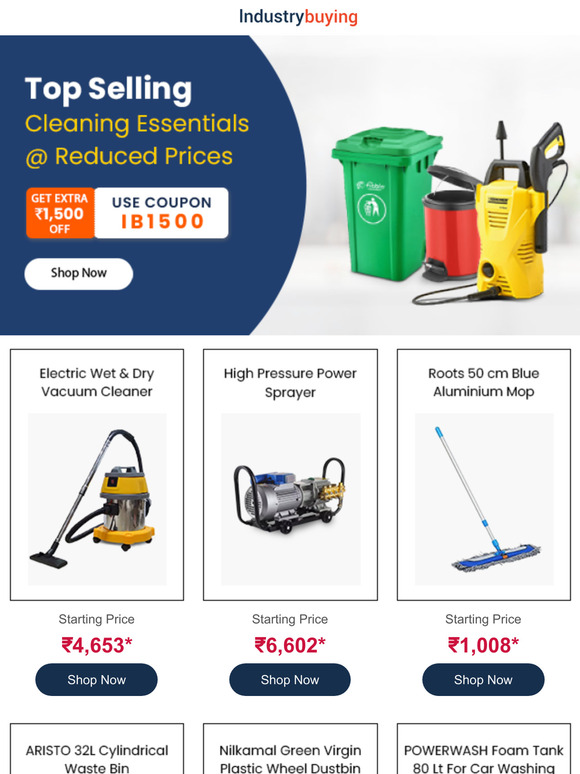 Looking for Cleaning Items @ Wholesale Rates?