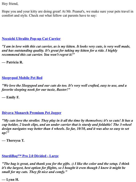 🐱 What Cat Parents Are Saying About Our Carriers!