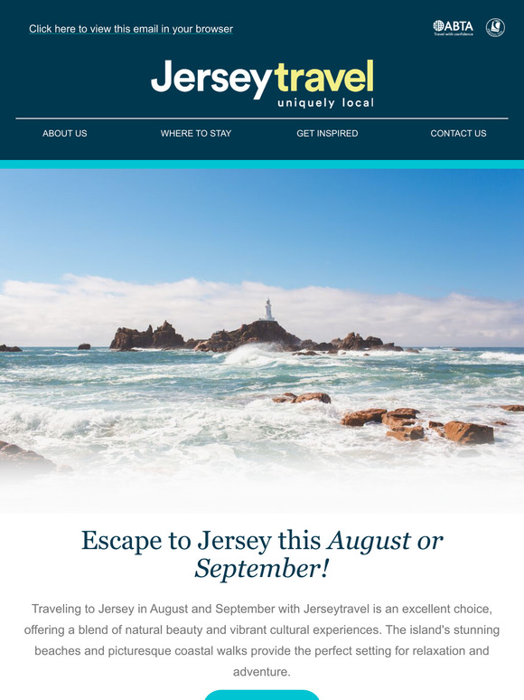 Last Minute Breaks to Jersey this August or September!