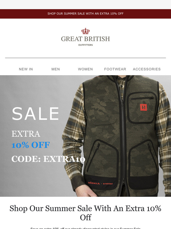 Reminder: Your Extra 10% Off Sale
