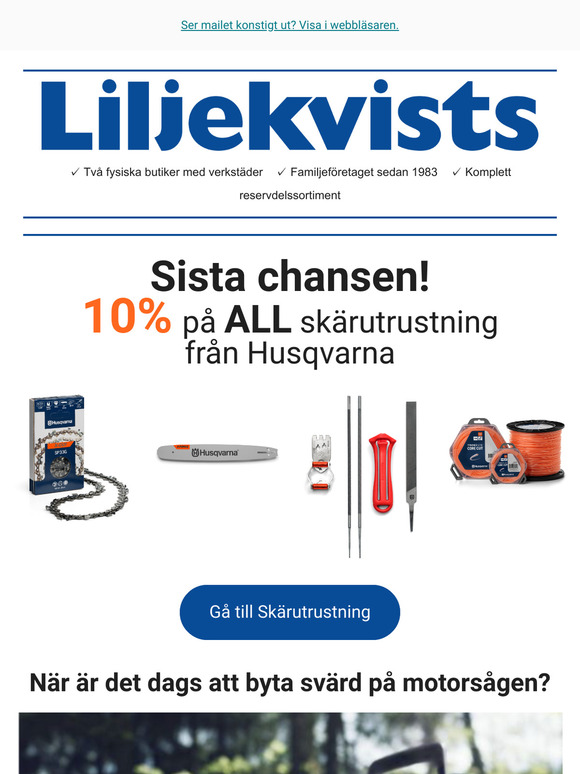 Augustikampanjer hos oss på Liljekvists!😀