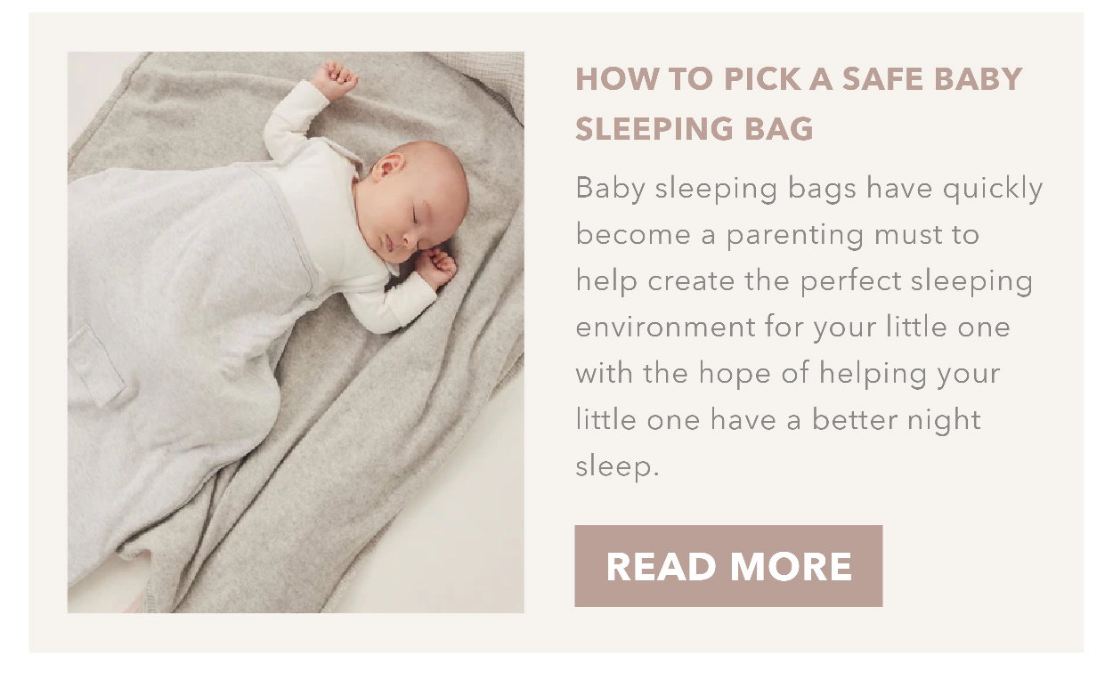 How to pick a safe baby sleeping bag 