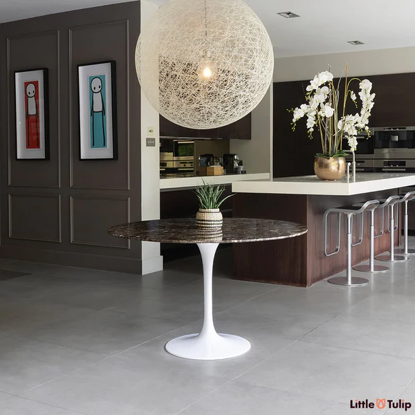 120 cm Circular Saarinen Tulip Dining Table