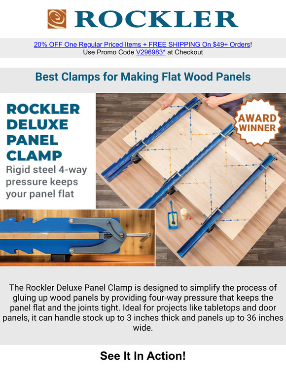 Rockler Woodworking and Hardware Email Newsletters Shop Sales