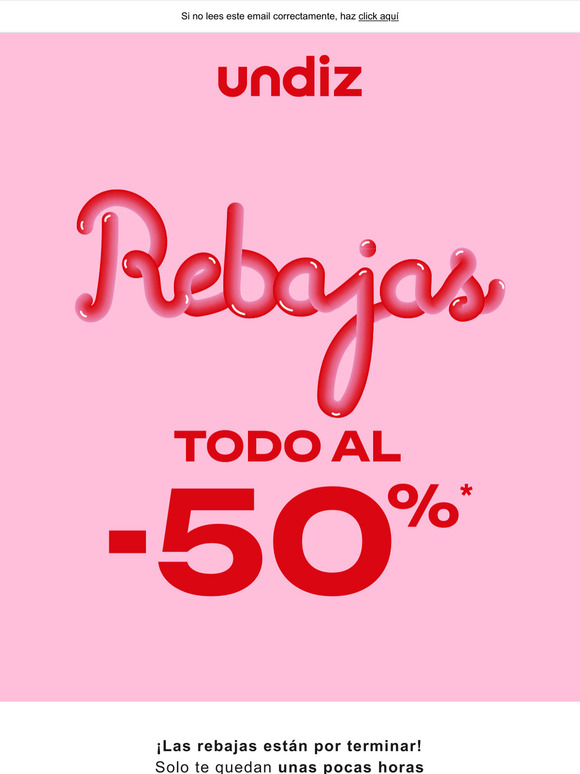 REBAJAS: Últimas horas 🧨
