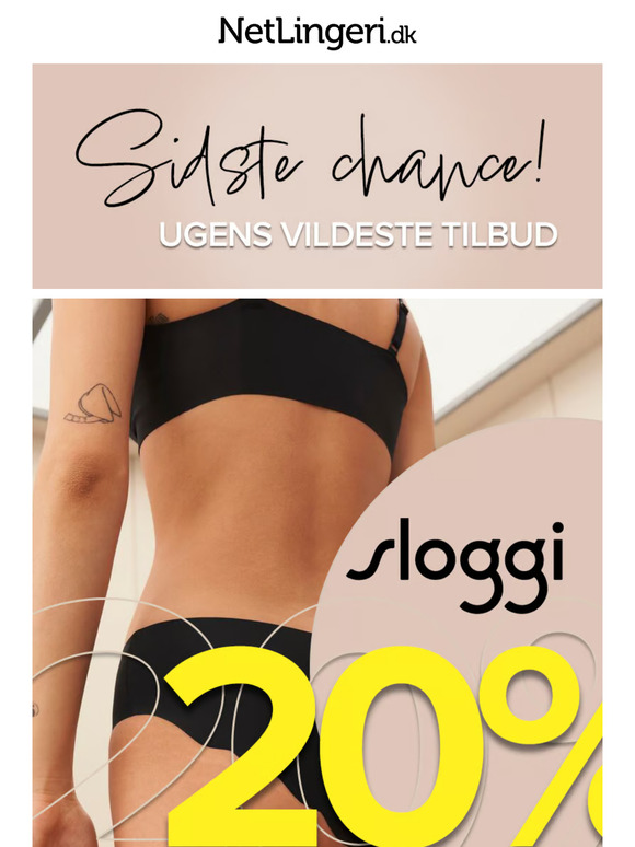 ⏰FREM TIL MIDNAT: Sloggi & Triumph 20%