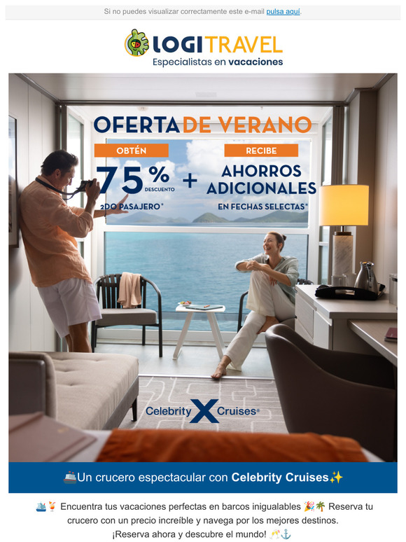 Un crucero espectacular con Celebrity Cruises