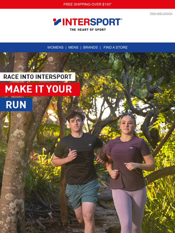 Make It Your Run At INTERSPORT!