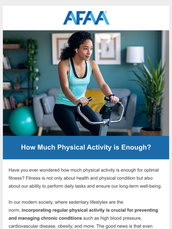 Discover the Right Amount of Physical Activity for Your Fitness Goals