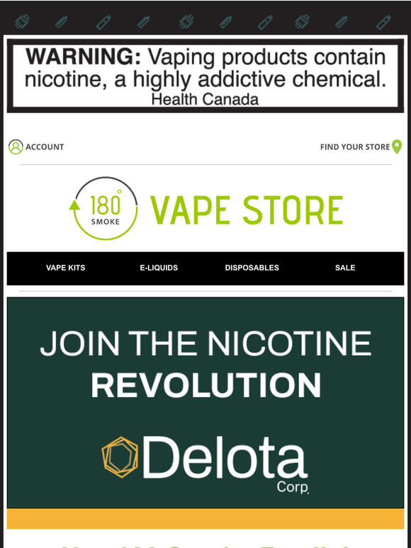 Join the Revolution: 180 Smoke ❤️ Delota Corp