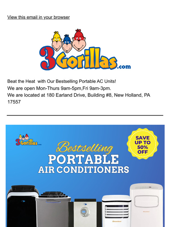 Stay Cool Anywhere with Our Portable Air Conditioners 👀
