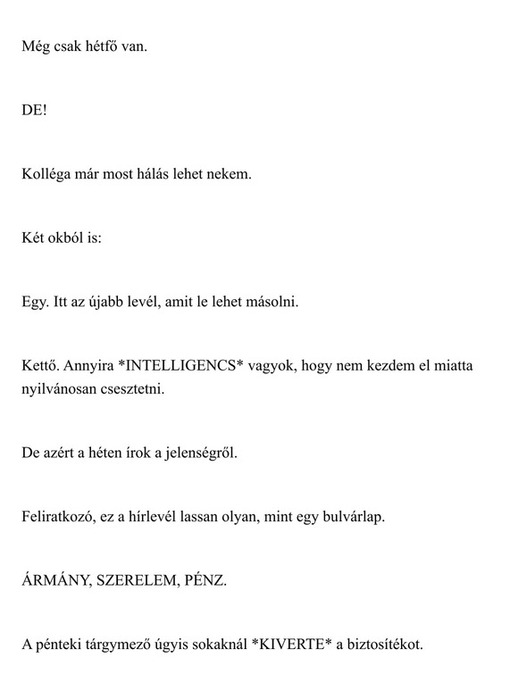 Másolod, beilleszted, pezsgőt bontasz