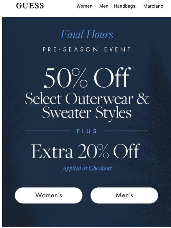 GUESS? Email Newsletters Shop Sales, Discounts, and Coupon Codes
