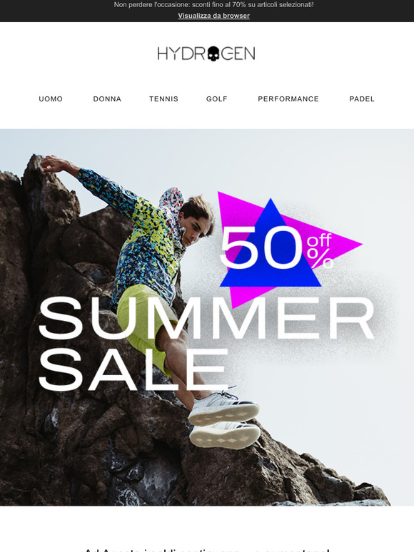Agosto da Urlo: Tutto al 50% di Sconto!