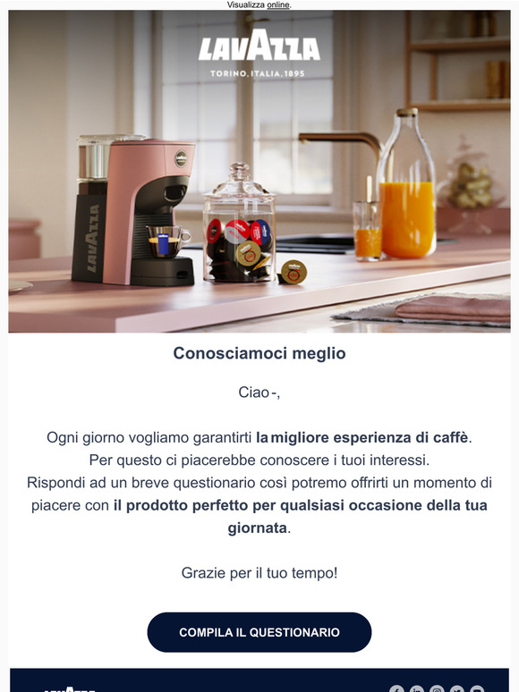 I tuoi gusti sono unici come il nostro caffè