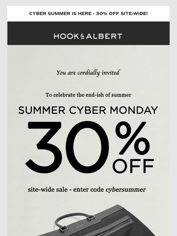 BIGGEST SALE of the year, Cyber Monday in Summer!