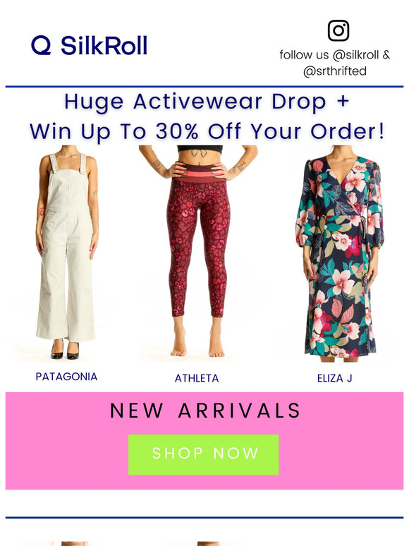 Huge Activewear Drop + Win Up To 30% Off Your Order!