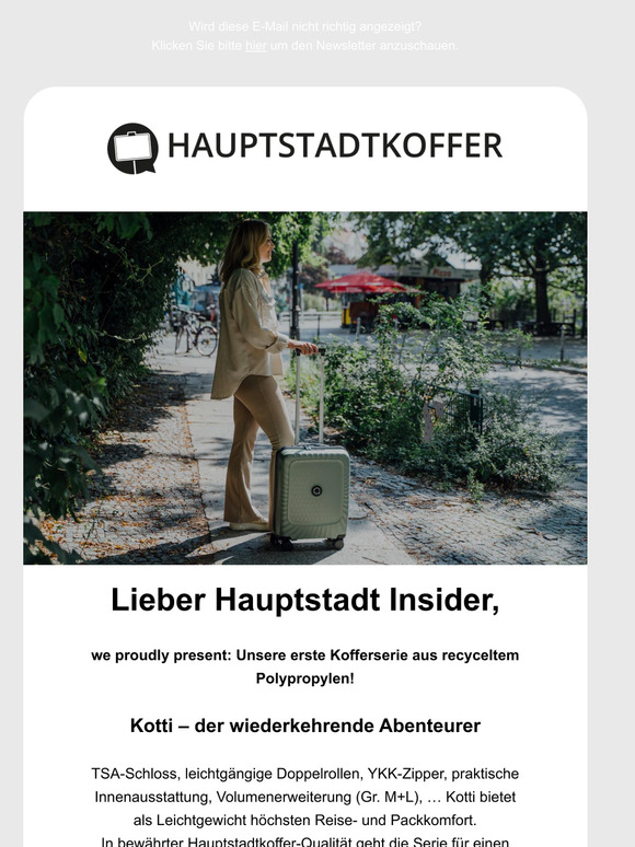 HAUPTSTADT INSIDER –  New Arrival mit Exklusiv-Rabatt