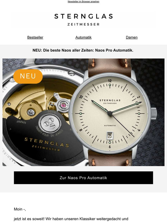 NEU: Die beste Naos aller Zeiten: Naos Pro Automatik