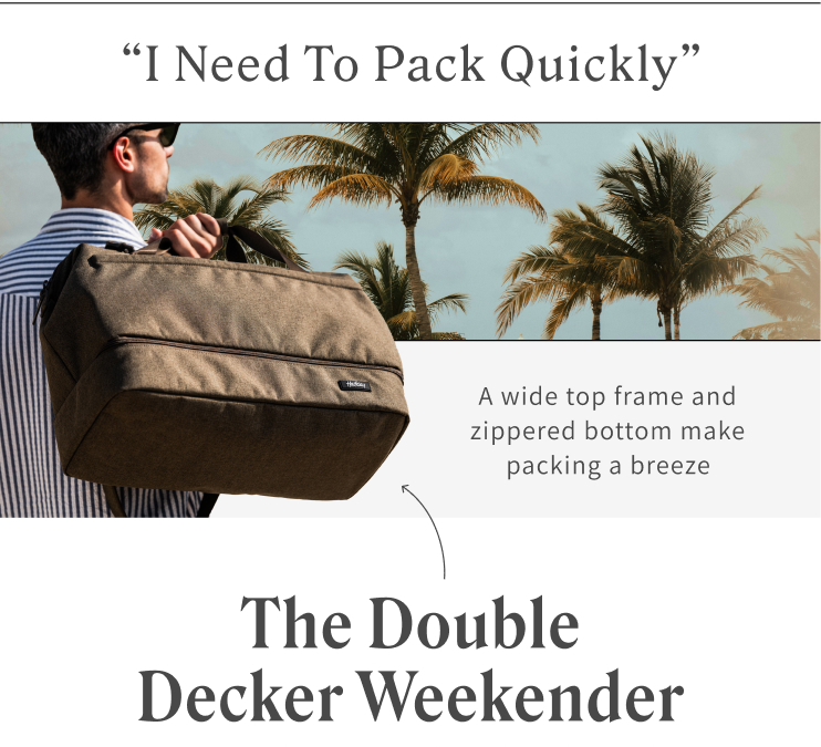 The Double Decker Weekender