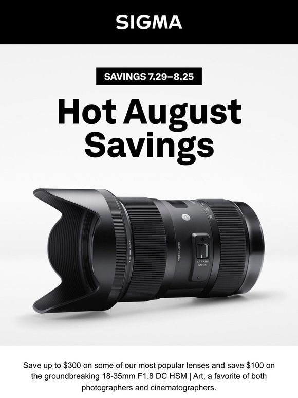 Meet the four new SIGMA lenses taking home awards