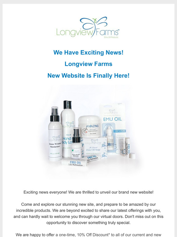 Exciting News Has Come To Longview Farms!  💙💚