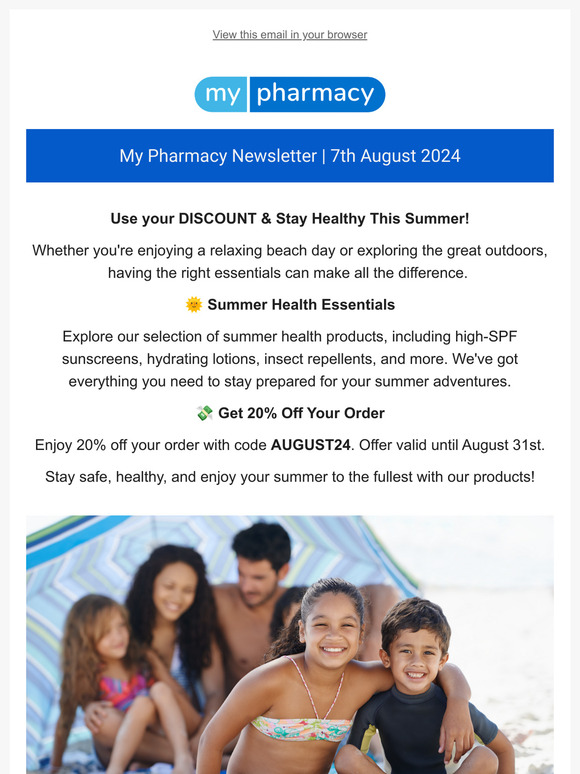 Get Summer Ready with 20% Off! 🌞