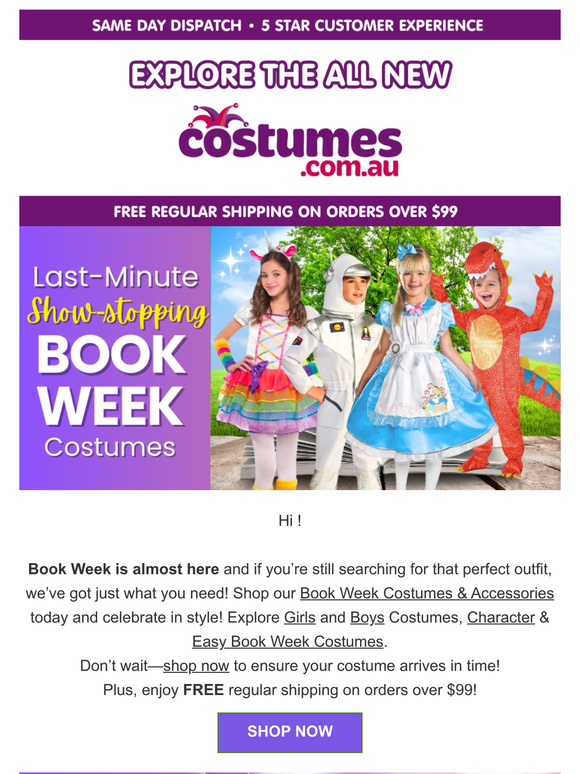 Don't Miss Out: Book Week Costumes & Accessories Just for You!📖